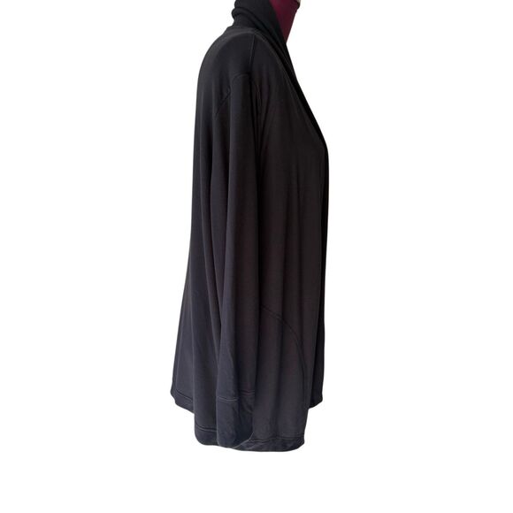Athleta Pranayama Restore Wrap Cardigan size M Black - Picture 9 of 10